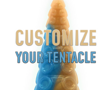 Load image into Gallery viewer, Tentacle 9.4&quot; (Medium) - Ultra Platinum Silicone Dildo