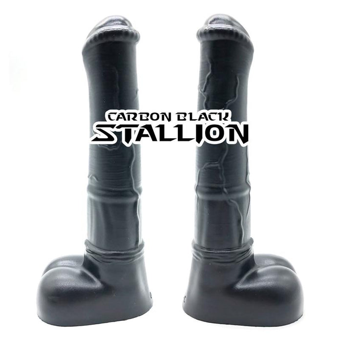 Carbon Black Stallion Dildo - Fantasy Dildo - Sex Toy - Adult Toy