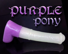 Load image into Gallery viewer, Purple Pony Dildo