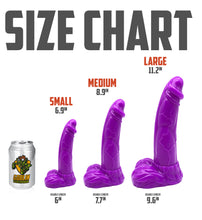 Load image into Gallery viewer, YETI 11.1&quot; (Large) - Ultra Platinum Silicone Dildo