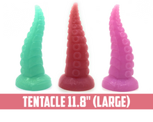Load image into Gallery viewer, Budget Tentacle Dildo Ultra Platinum Silicone