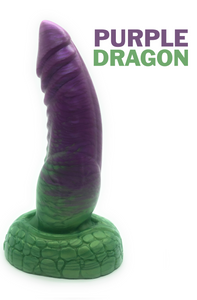 Purple Dragon - Fantasy Dildo - Silicone Dildo - Sex Toy - Adult Toy